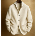Haven Beck Men's Bennett Ribbed Knit Blazer Cardigan