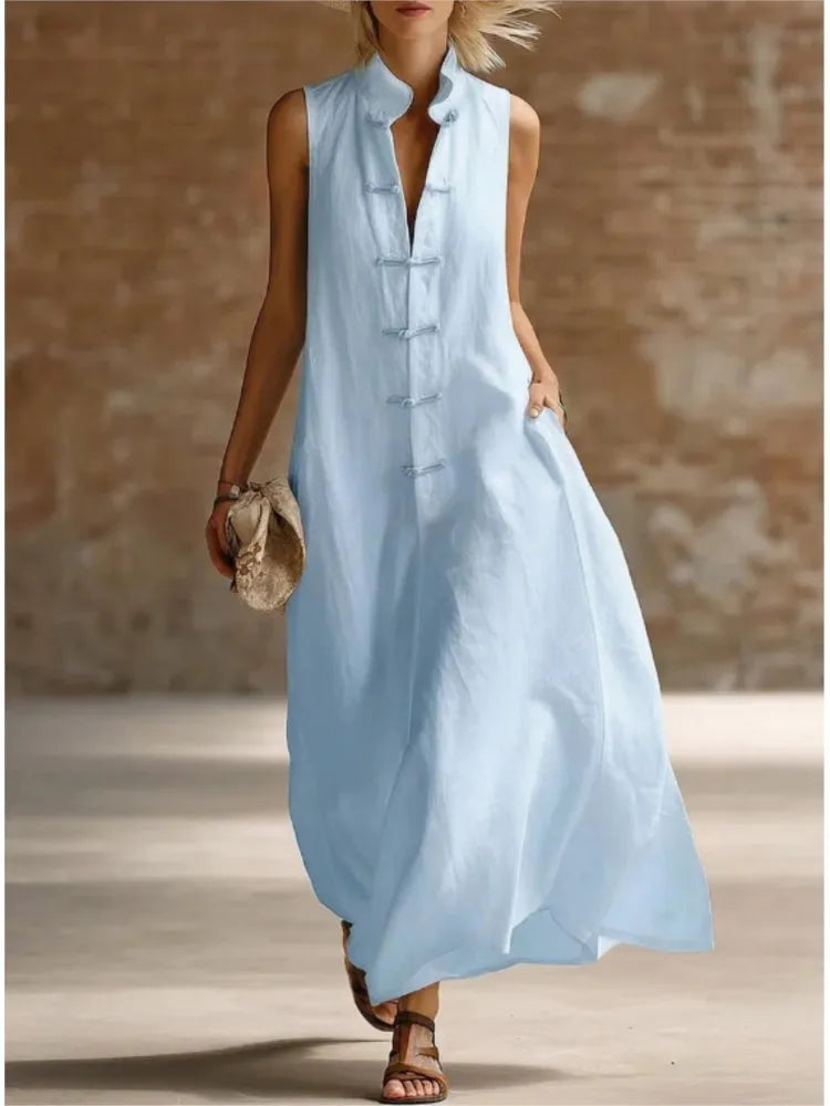 Haven Beck Savrani Lightweight Sleeveless Summer Maxi Dress