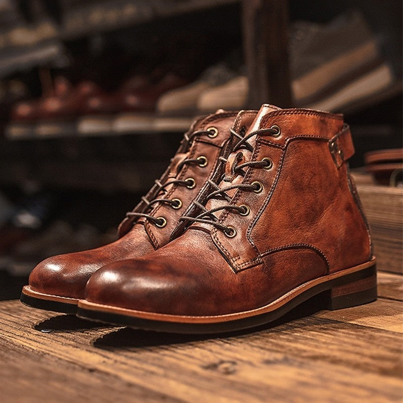 Men's Retro Ankle Boots