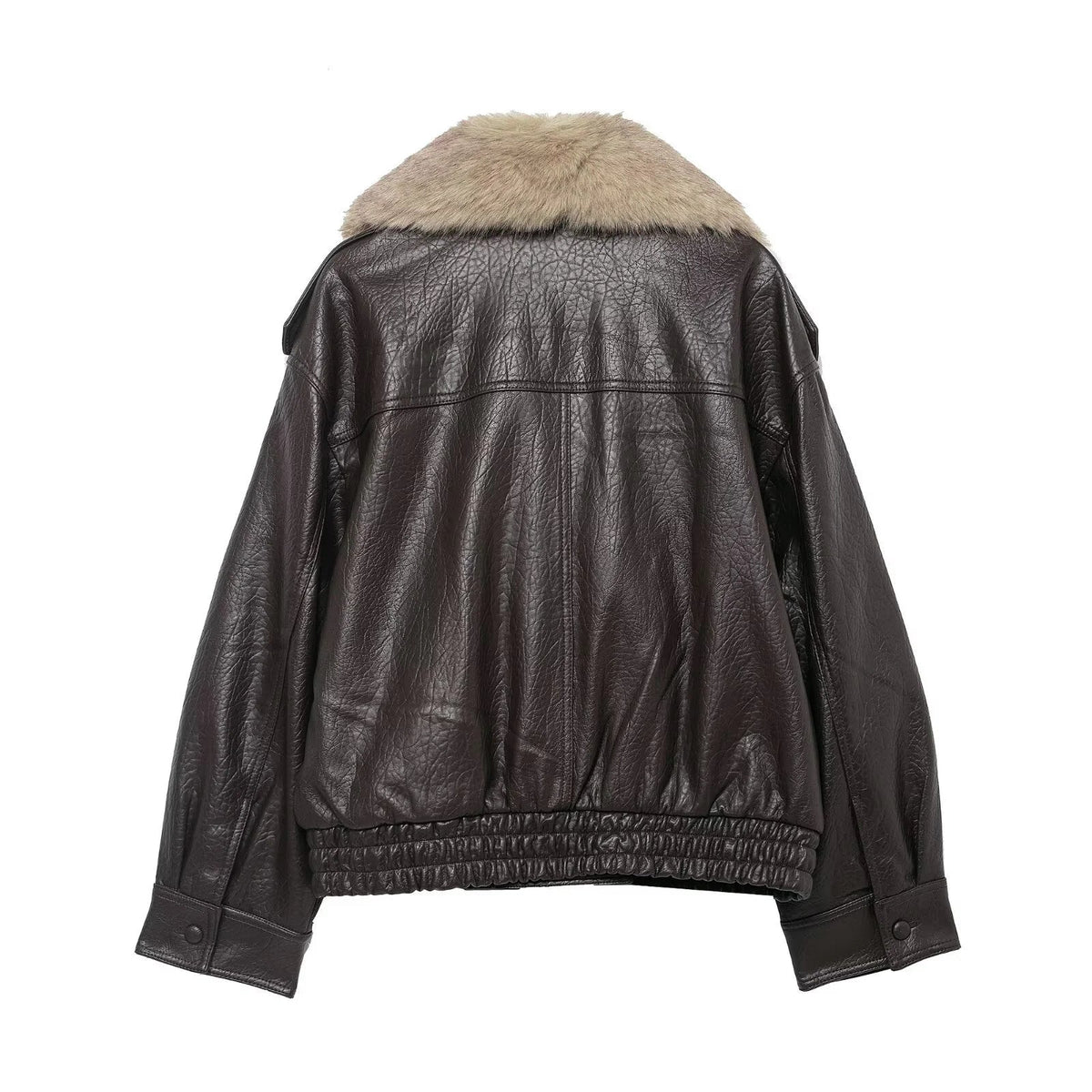 Haven Beck Women's Soerana Faux Leather Winter Jacket