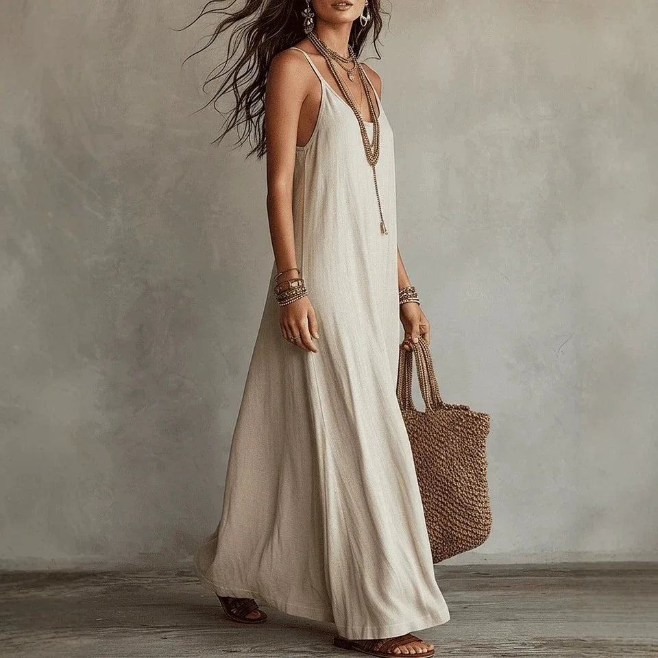 Haven Beck Women's Rhea Relaxed Cami Maxi Dress Sleeveless