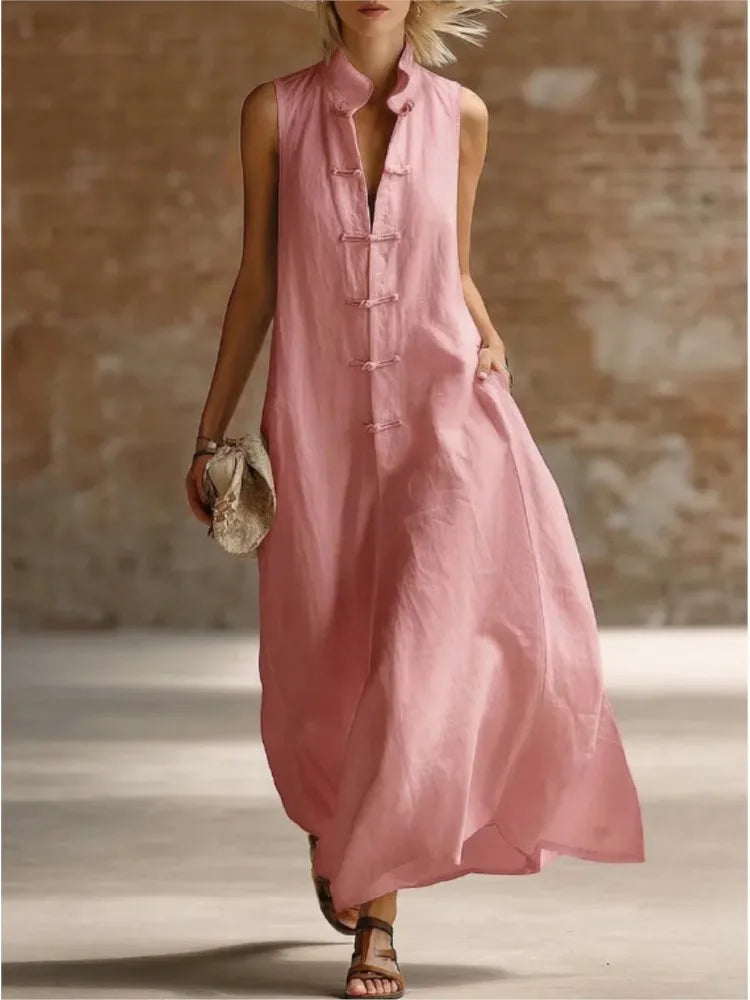 Haven Beck Savrani Lightweight Sleeveless Summer Maxi Dress
