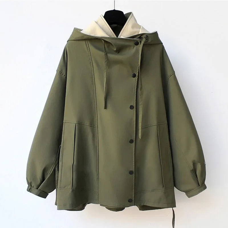 Women's Harlow Contrast Collar Trench