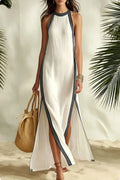 Women's Yasmin Halter Neck Maxi Dress