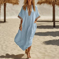 Haven Beck Manet Breathable V-Neck Kaftan Maxi Dress