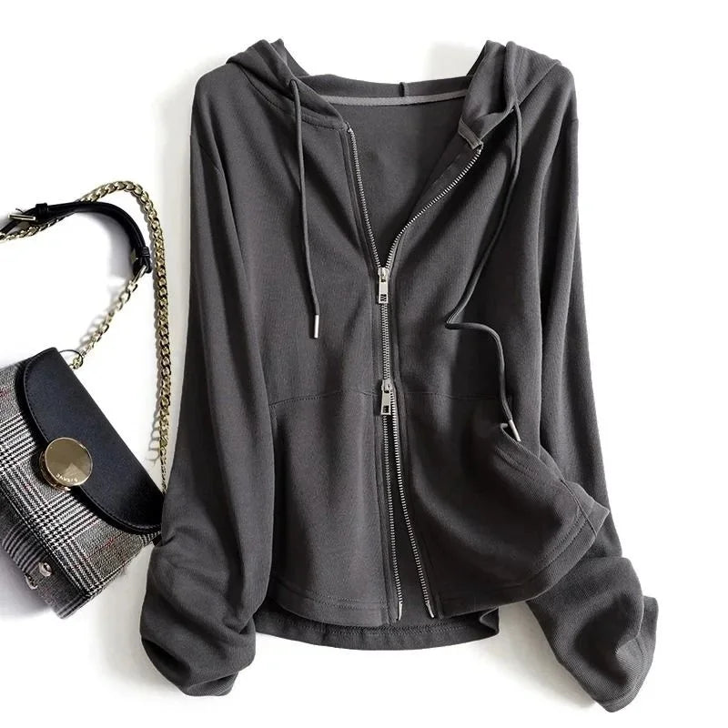 Haven Beck Women's Clarissa Zip Hoodie Jacket Casual Long Sleeve