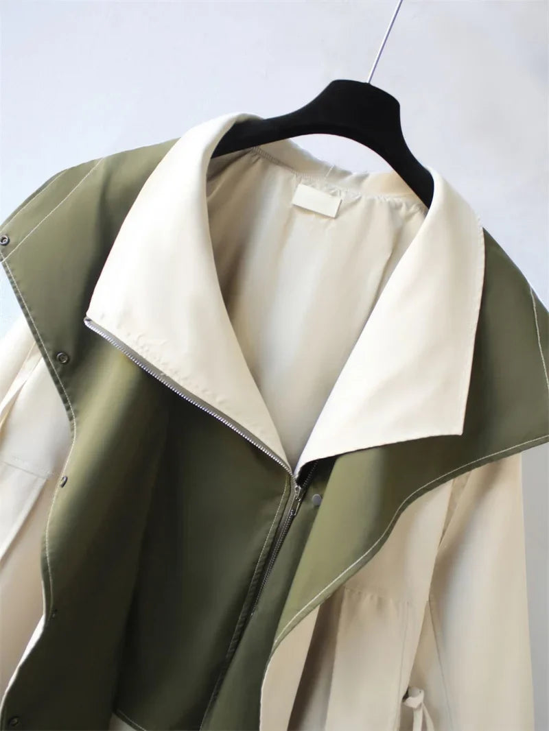 Women's Harlow Contrast Collar Trench