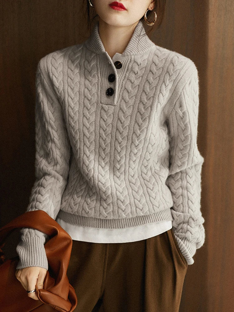 Haven Beck Women's Annika Cable Knit Sweater
