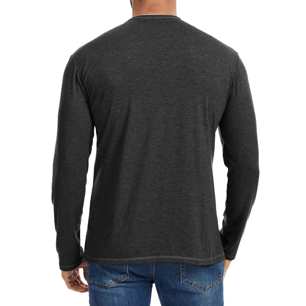 Haven Beck Men's Marcello Henley Long Sleeve Shirt