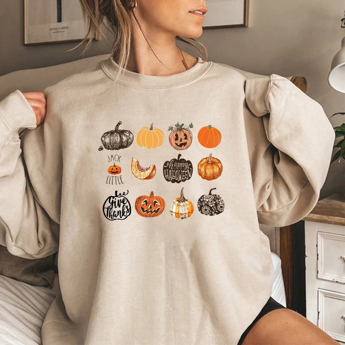 Haven Beck Women's Cassidy Autumn Graphic Pullover