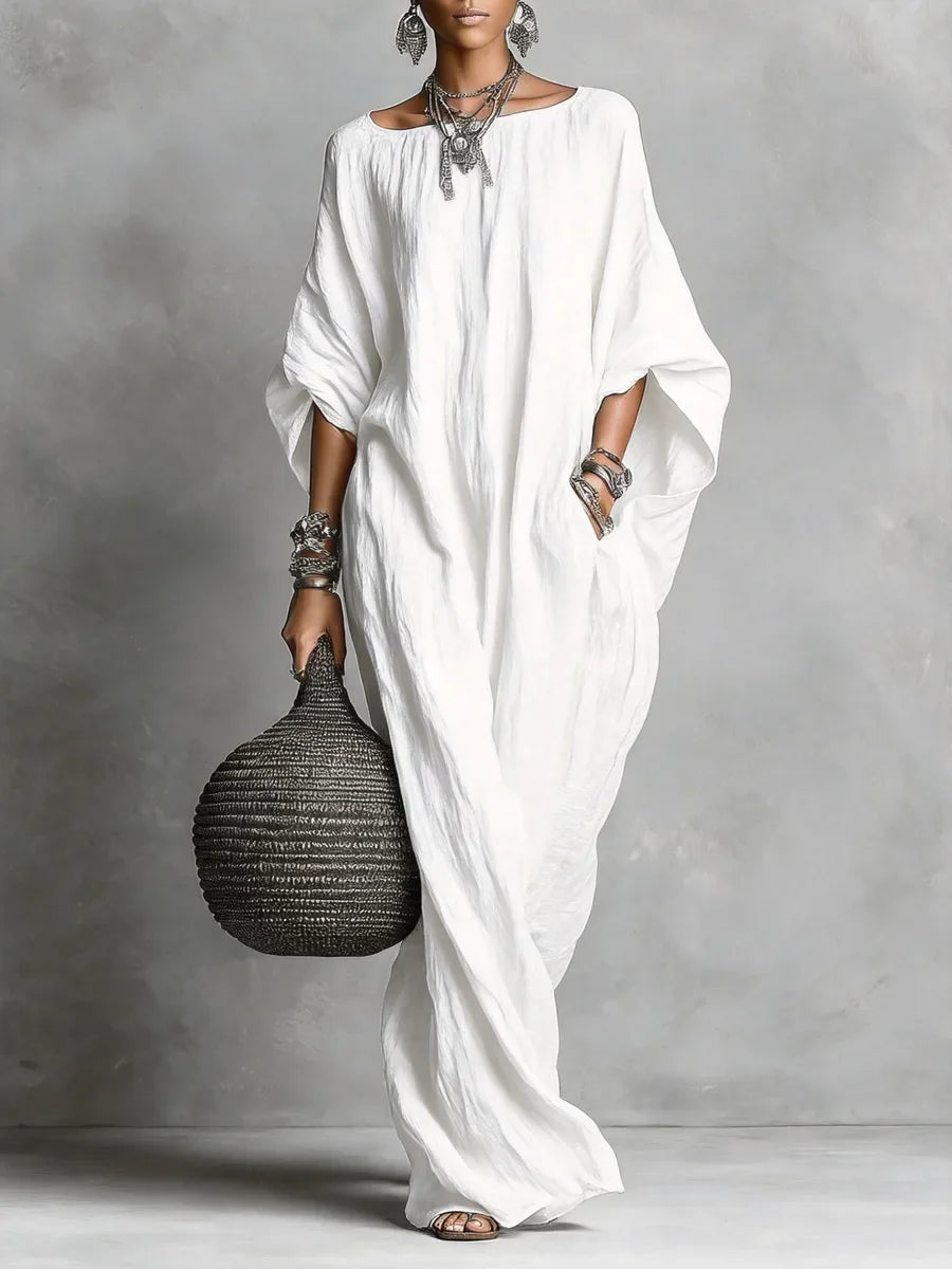 Haven Beck Ellis Long Sleeve Maxi Dress Relaxed Fit