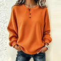 Women's Fenna Waffle Knit Henley Blouse
