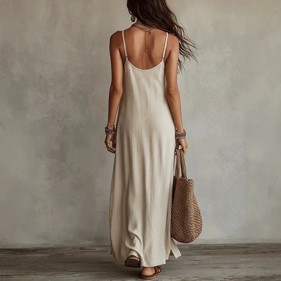 Haven Beck Women's Rhea Relaxed Cami Maxi Dress Sleeveless