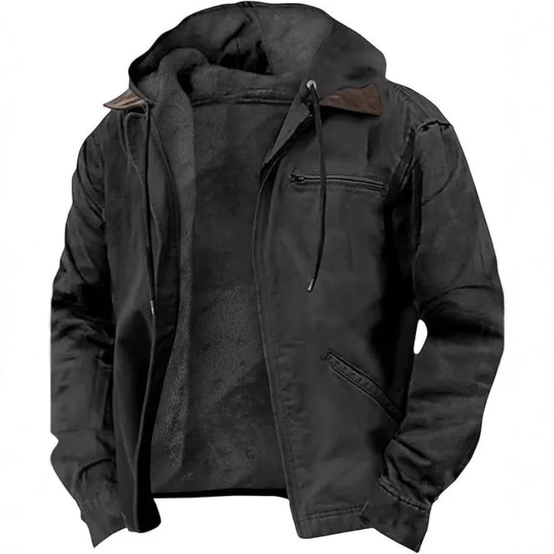 Haven Beck Men's Everett Drawstring Heavyweight Jacket