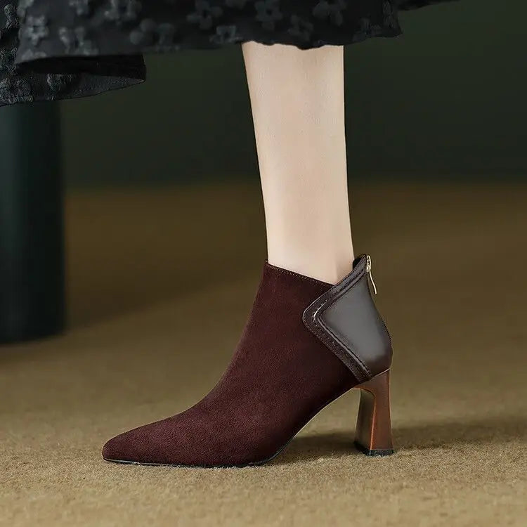 Haven Beck Women's Romy Pointed Toe Ankle Boots