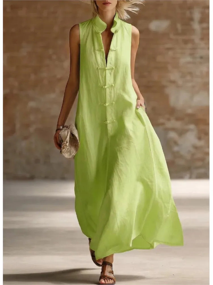 Haven Beck Savrani Lightweight Sleeveless Summer Maxi Dress