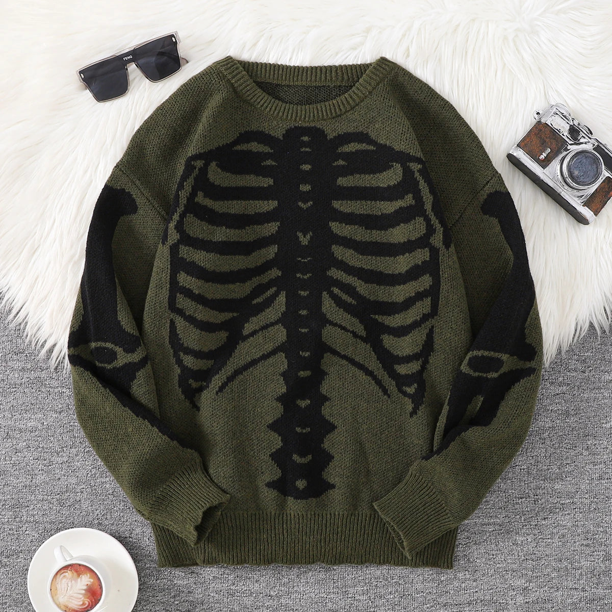 Haven Beck Men's Lennox Skeleton Crew Pullover
