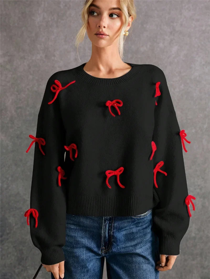 Haven Beck Women's Pippa Bow Detail Sweater