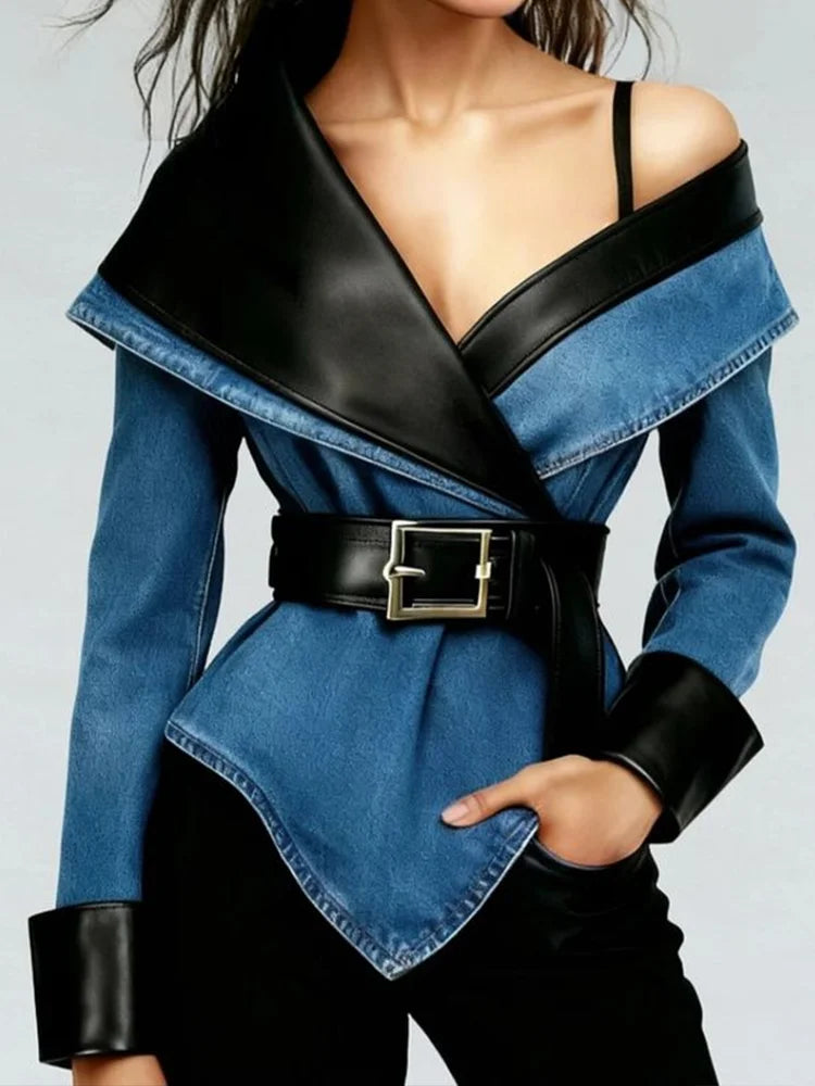 Haven Beck Women's Valencia Sculpted Denim Jacket