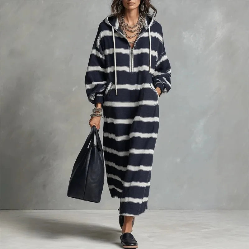 Women's Nolana Half Zip Hoodie Dress