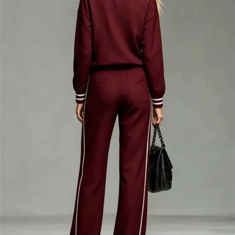 Women's Half Zip Two Piece Set