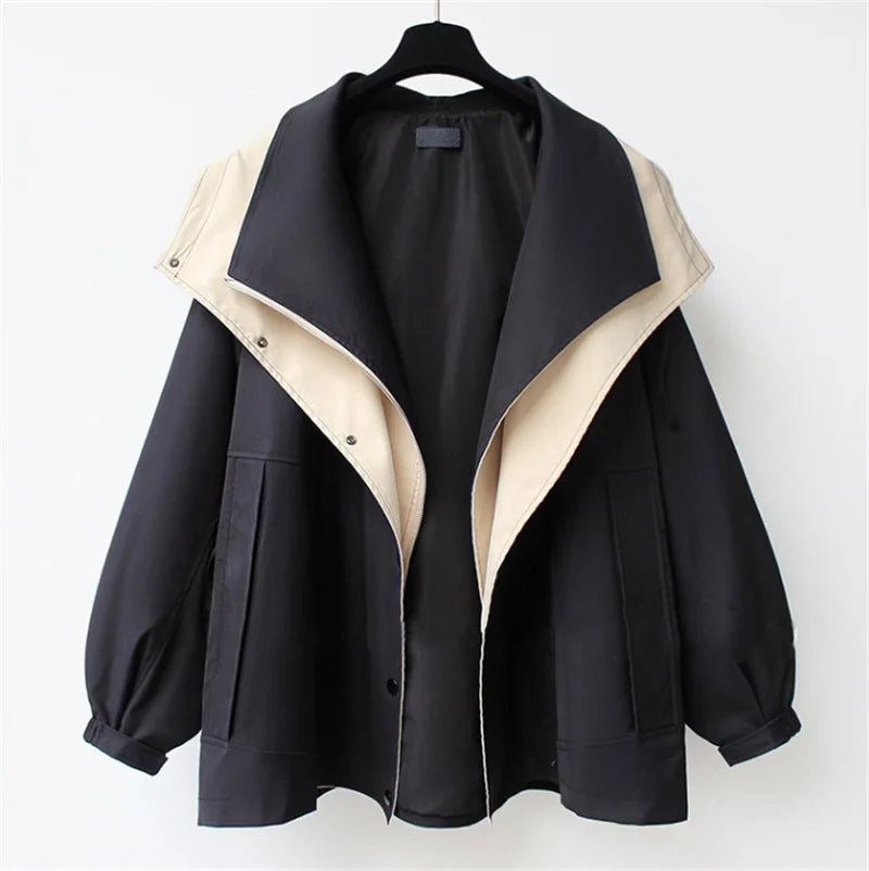 Women's Harlow Contrast Collar Trench