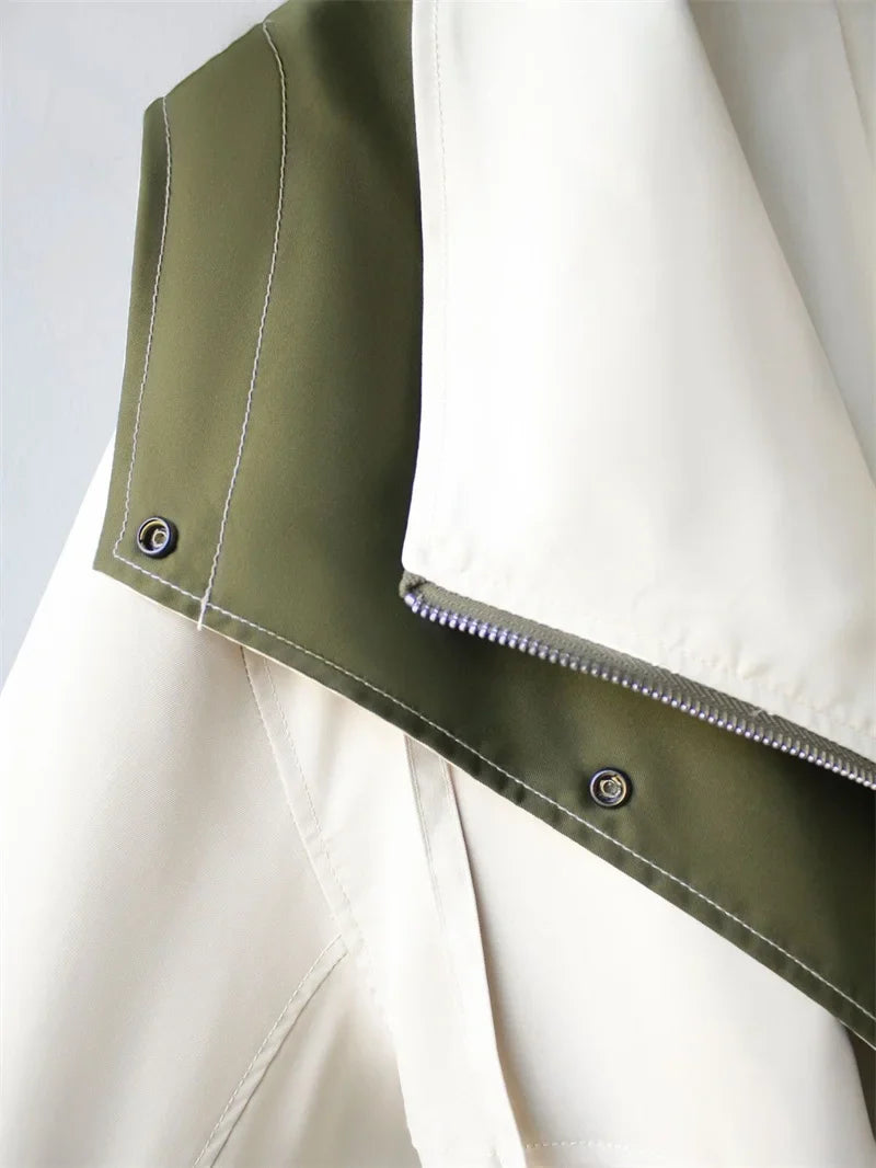 Women's Harlow Contrast Collar Trench