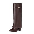 Haven Beck Women's Monroe Square Heel Knee Boots