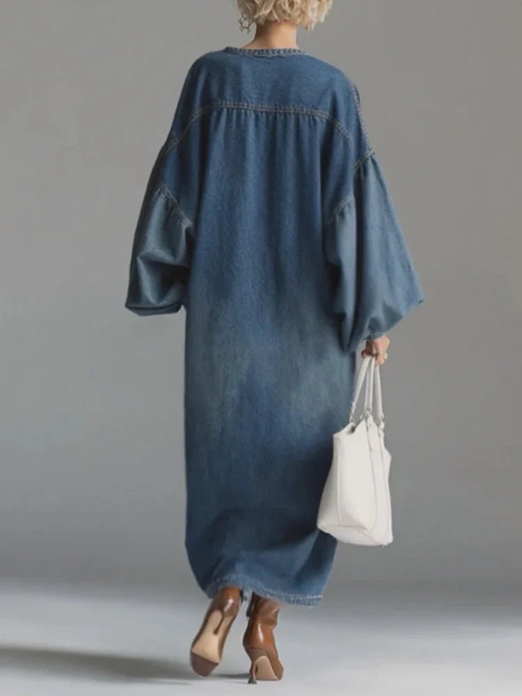 Women's Emmeline Relaxed Denim Maxi Dress