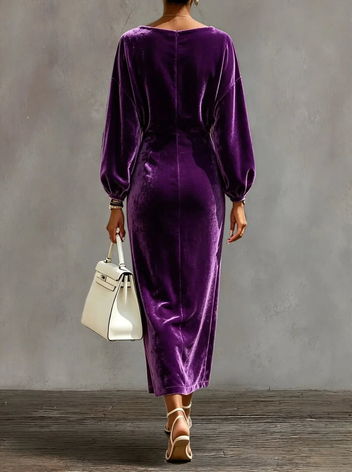 Women's Simone Cowl Neck Midi Dress