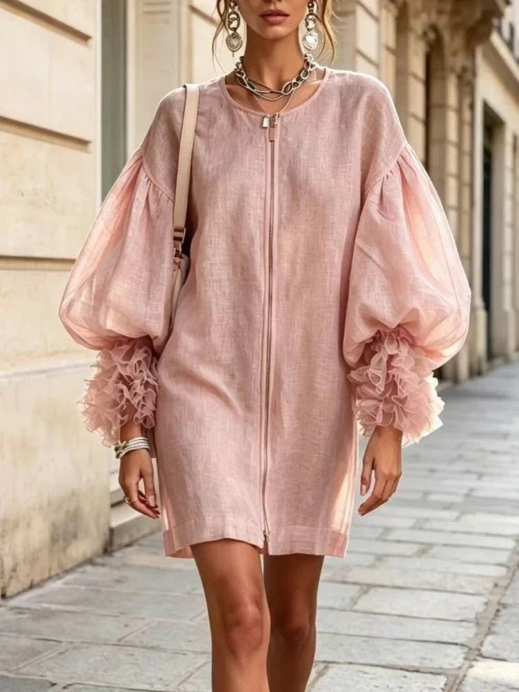 Women's Marisol Balloon Sleeve Mini Dress