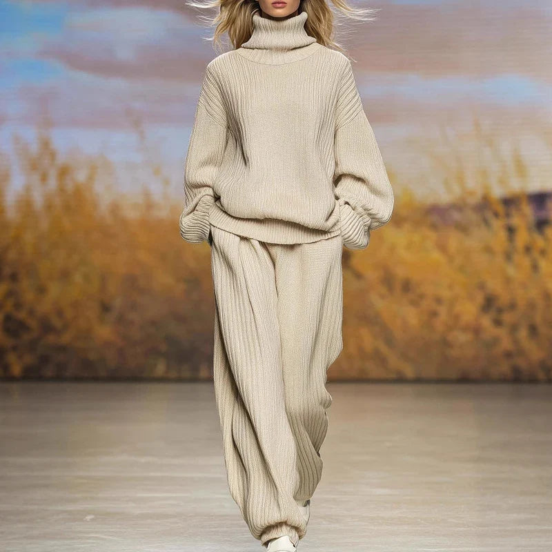 Women's Turtleneck Sweater Set