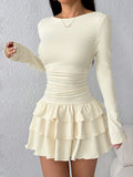 Women's Sabrina Ruched Waist Mini Dress