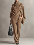 Women's Marcelle Draped Poncho Set