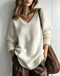 Haven Beck Women's Sienna V-Neck Knit Sweater