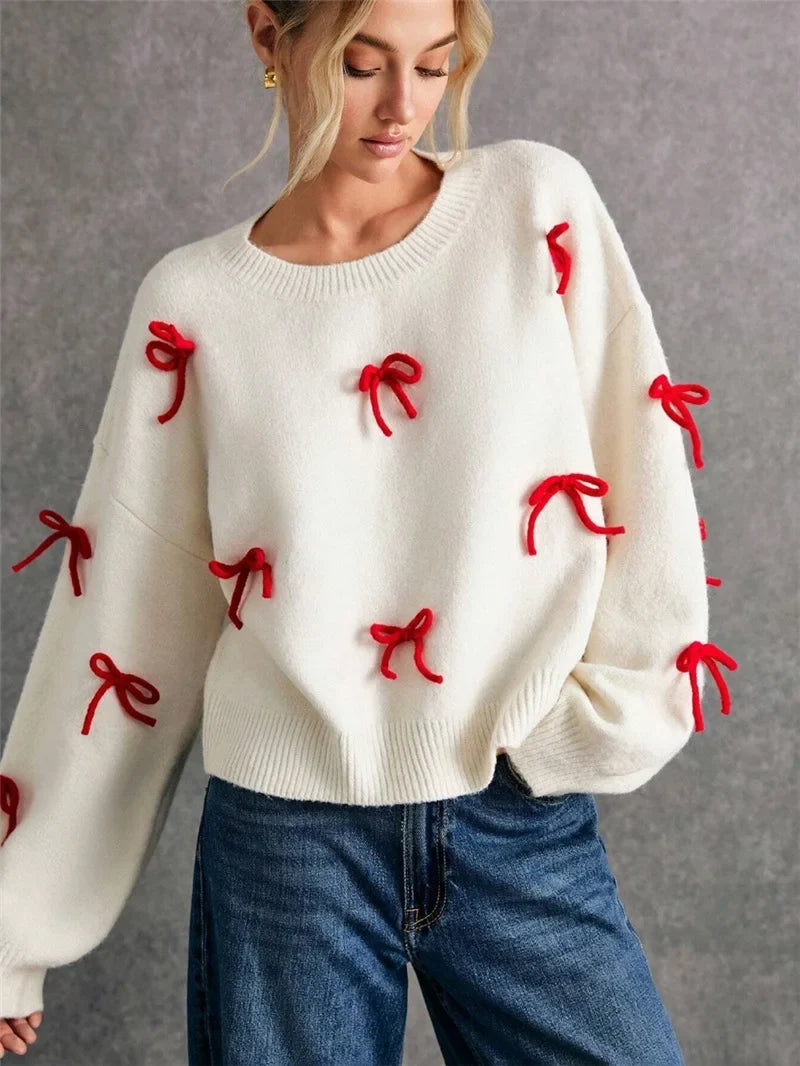 Haven Beck Women's Pippa Bow Detail Sweater