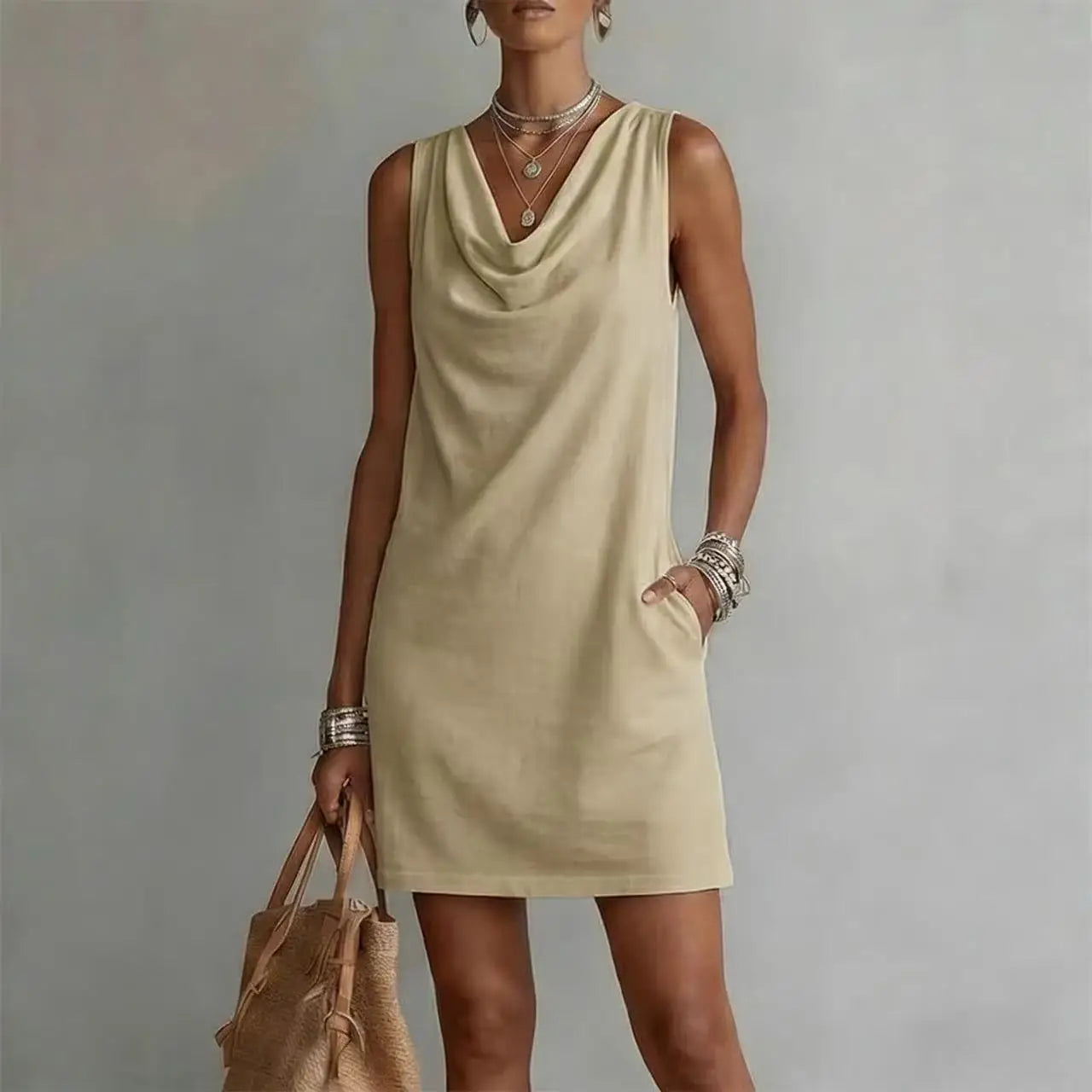 Haven Beck Nikki Lightweight Pocket Mini Dress
