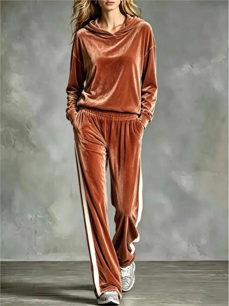 Haven Beck Women's Hallie Relaxed Hooded Matching Set