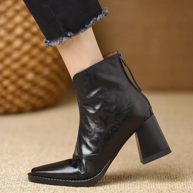 Haven Beck Women's Marielle Square Toe Ankle Boots