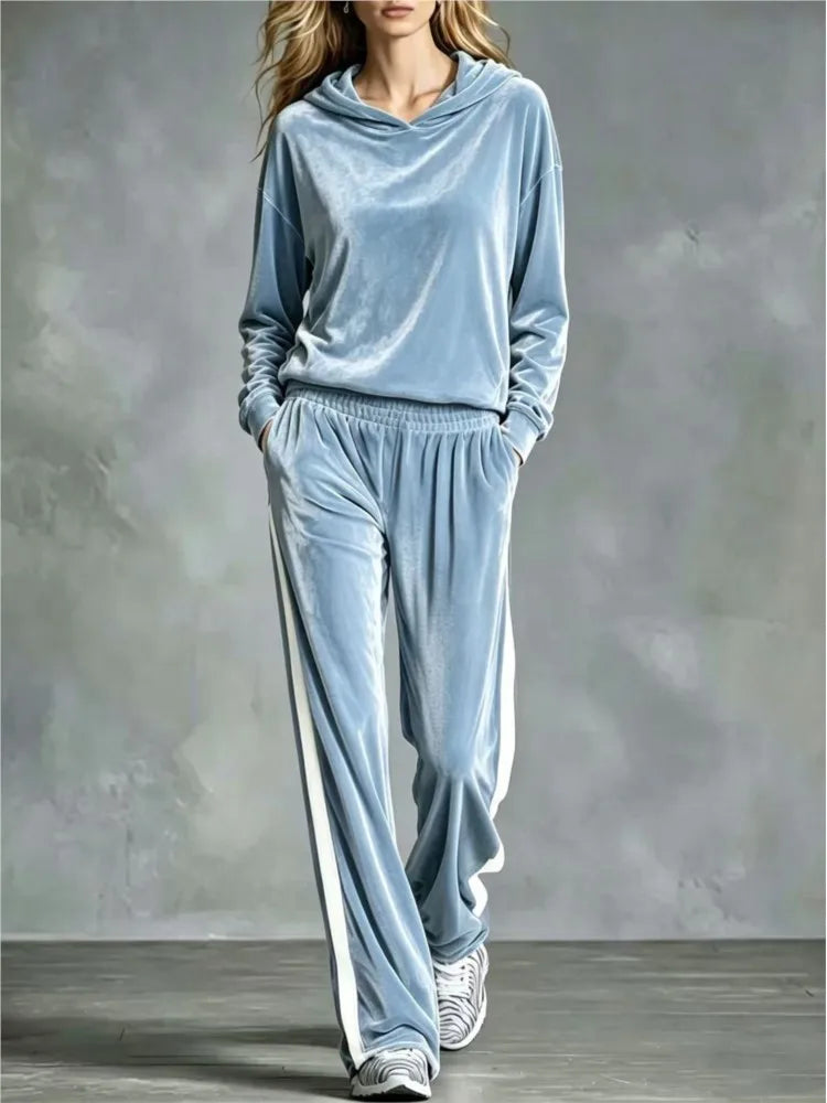 Haven Beck Women's Hallie Relaxed Hooded Matching Set