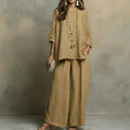 Haven Beck Juliana Breathable Linen Blend Pant Set