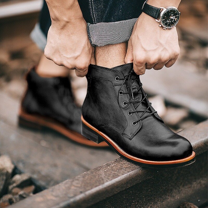 Men's Retro Ankle Boots