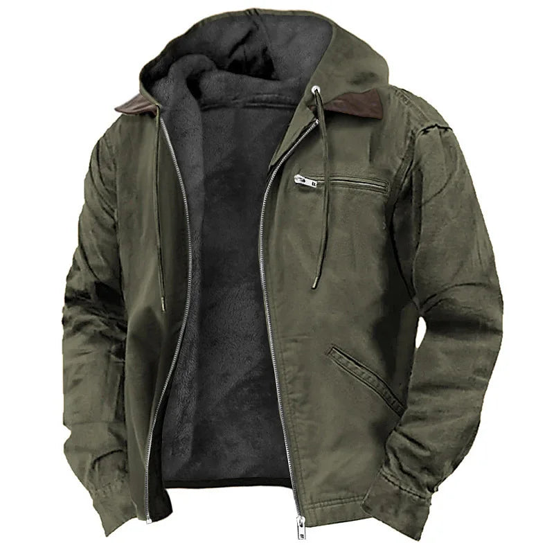 Haven Beck Men's Everett Drawstring Heavyweight Jacket