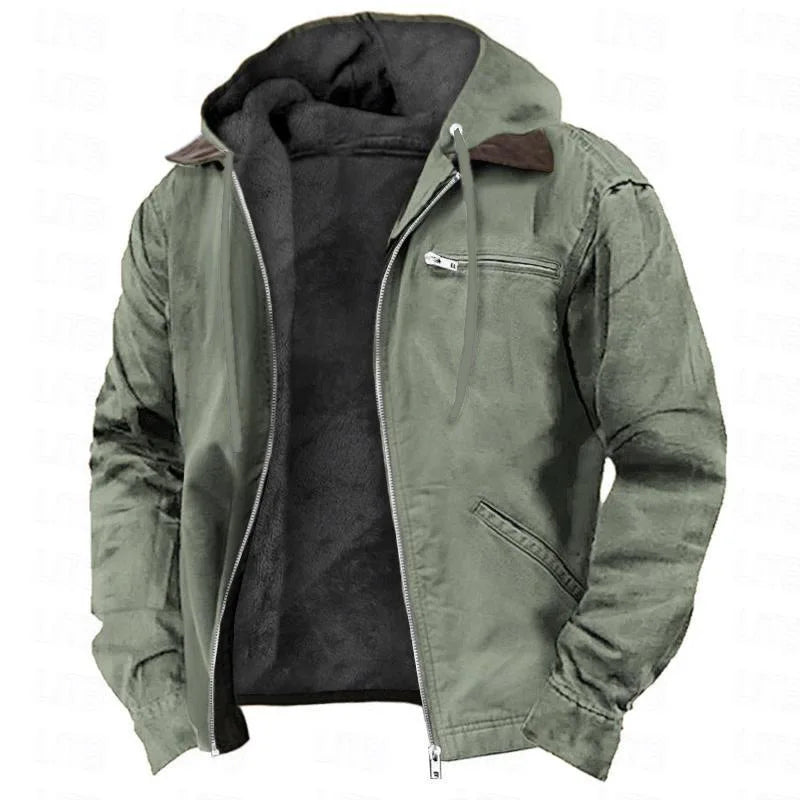 Haven Beck Men's Everett Drawstring Heavyweight Jacket