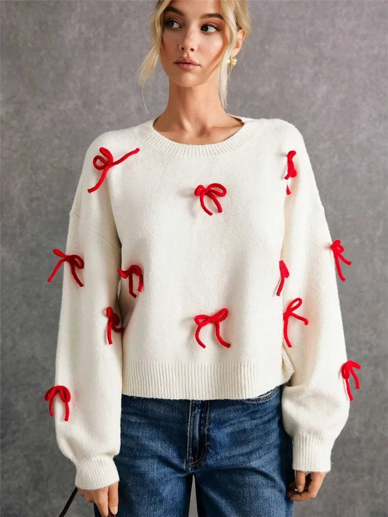 Haven Beck Women's Pippa Bow Detail Sweater