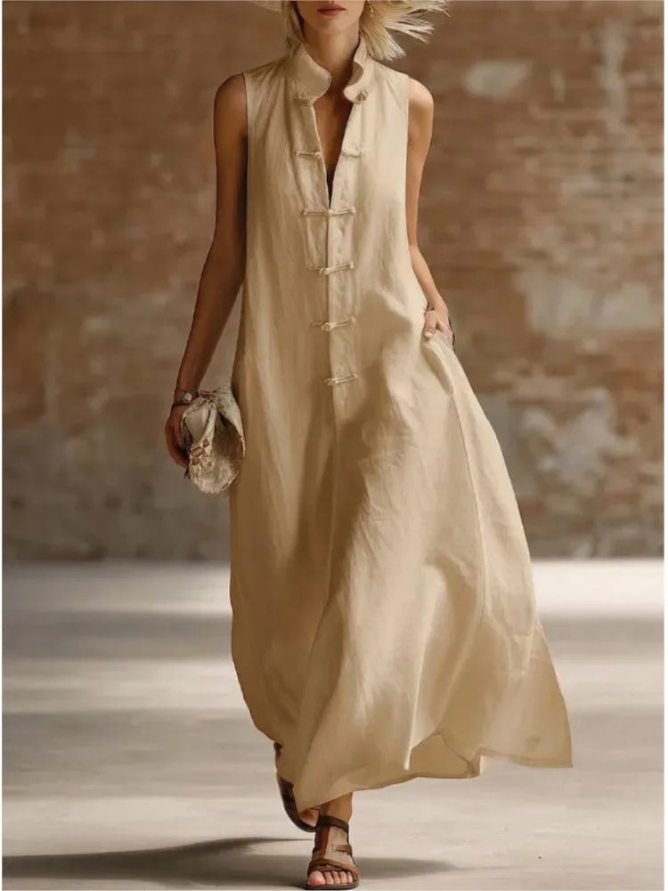 Haven Beck Savrani Lightweight Sleeveless Summer Maxi Dress