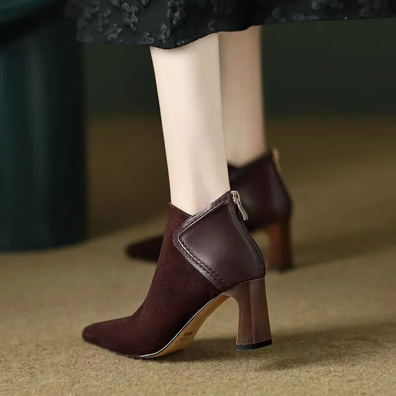 Haven Beck Women's Romy Pointed Toe Ankle Boots