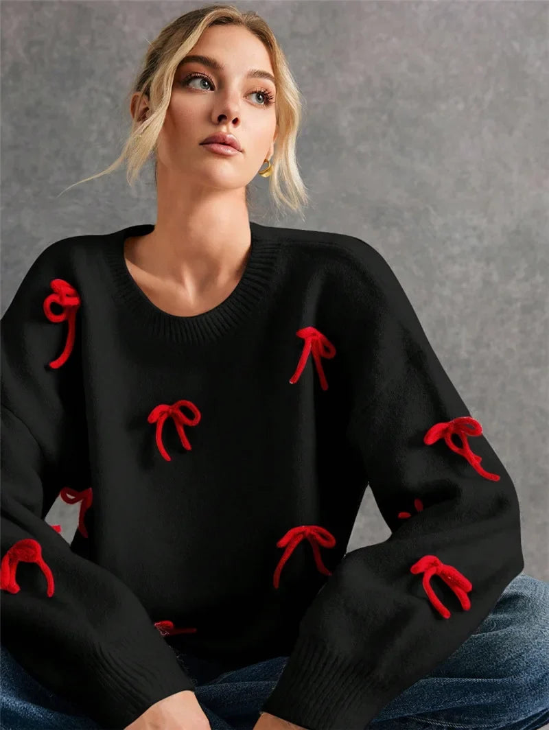 Haven Beck Women's Pippa Bow Detail Sweater