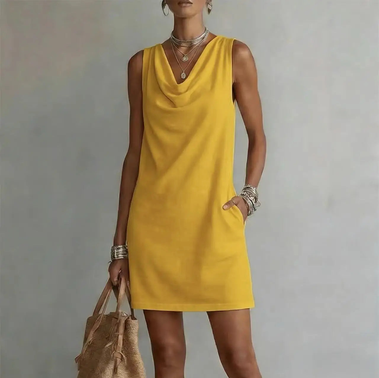 Haven Beck Nikki Lightweight Pocket Mini Dress