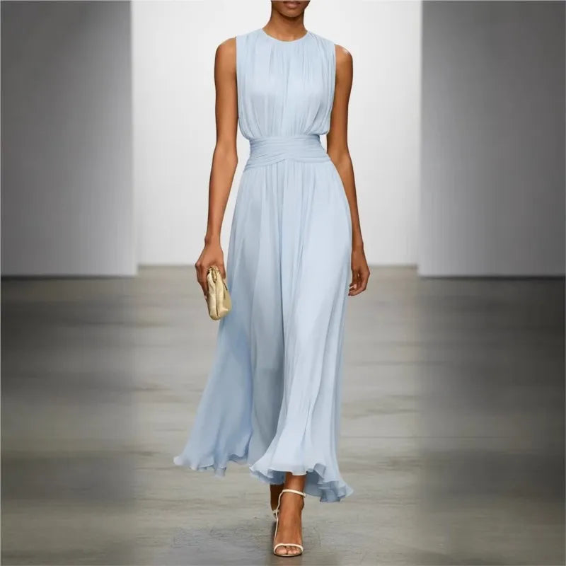 Urban Hollis Elenora Sleeveless Pleated Maxi Dress